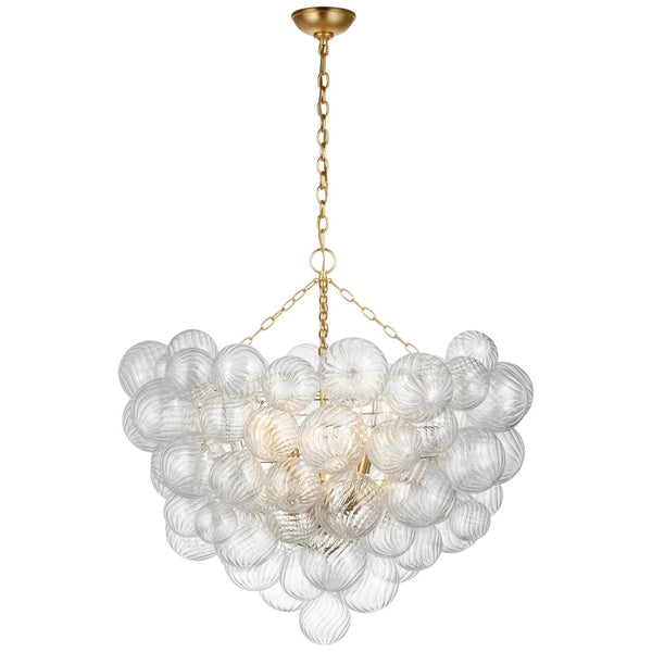 Tianie Glass  Round Chandelier 38"